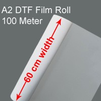 DTF Direct to Transfer Film Paper Roll 100m*60cm DTF Direct to Transfer Film Paper Roll 100m*60cm