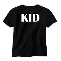 KIDS Cotton Black T-Shirt for Heat Transfer Vinyl / Direct to Film DTF 220 GSM KIDS Cotton Black T-Shirt for Heat Transfer Vinyl / Direct to Film DTF 220 GSM