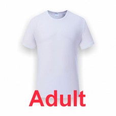 ADULT Blank Round Neck T-shirt/Tops for Sublimation ink Heat Press Printing