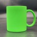 Sublimation Full Colour MUG Fluorescence Neon 11oz with Gift Box for mug cup press