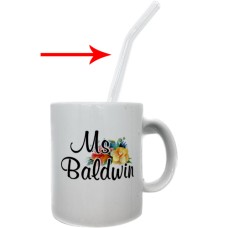 Glass Straw for Mugs and Skinny Tumbler Glass Straw for Mugs and Skinny Tumbler