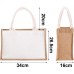 Linen Canvas Shopping JUTE TOTE Bag dye sublimation heat transfer press Linen Canvas Shopping JUTE TOTE Bag dye sublimation heat transfer press