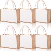 Linen Canvas Shopping JUTE TOTE Bag dye sublimation heat transfer press Linen Canvas Shopping JUTE TOTE Bag dye sublimation heat transfer press