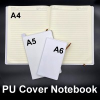 Blank Notebook with leather look Cover(PU) for Sublimation ink Heat Press Printing