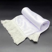 Blank Striped Tassel Scarf for Sublimation Printing Heat Pressing