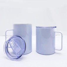Blank Stainless Steel Double wall Tumbler with HANDLE for Sublimation Printing Blank Stainless Steel Double wall Tumbler with HANDLE for Sublimation Printing