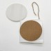 12pcs Ceramic Tile Round Hanging Decoration for Sublimation Printing with Cork base and String 12pcs Ceramic Tile Round Hanging Decoration for Sublimation Printing with Cork base and String