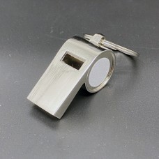 6 Pieces/Pack Sublimation Whistle with Ring for Coaches Referee Sport Loud Crisp Sound Sport Lifeguards Emergency Training Printing Heat Pressing