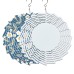 Blank Metal Spinning Spinner Wind Chimes Decorative Hanging for Sublimation Printing