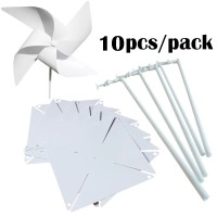 Garden Yard Blank Windmills Whirligigs for Sublimation Printing 10pcs/Pack Garden Yard Blank Windmills Whirligigs for Sublimation Printing 10pcs/Pack