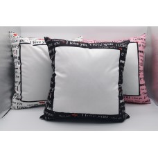 Love Text I Love You Pillow Cushion Cover for Sublimation Dye Ink Heat Press Love Text I Love You Pillow Cushion Cover for Sublimation Dye Ink Heat Press