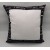 I Love U cushion cover -- Black 