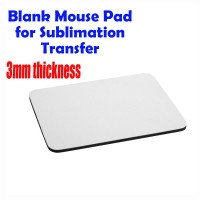 Blank Mouse Pads / Mats for Dye Sublimation ink or Heat Transfer 3mm Thick Blank Mouse Pads / Mats for Dye Sublimation ink or Heat Transfer 3mm Thick