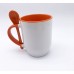 Sublimation Blank MUG and SPOON SET 12oz with Gift Box for mug press Sublimation Blank MUG and SPOON SET 12oz with Gift Box for mug press