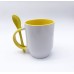 Sublimation Blank MUG and SPOON SET 12oz with Gift Box for mug press Sublimation Blank MUG and SPOON SET 12oz with Gift Box for mug press