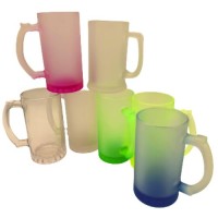 Beer Glass Stein Scrub Mug Cup BEST FOR SUBLIMATION INK Printing -- (1 pair, 2 pcs) Beer Glass Stein Scrub Mug Cup BEST FOR SUBLIMATION INK Printing -- (1 pair, 2 pcs)