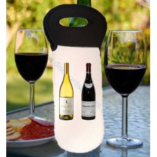 Blank Single Bottle Wine Cooler Bag with Black Top / Bag for Dye Sublimation ink Blank Single Bottle Wine Cooler Bag with Black Top / Bag for Dye Sublimation ink
