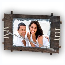 SUBLIMATION PHOTO SLATE WITH WOOD EDGE 17X25CM SH39 SUBLIMATION PHOTO SLATE WITH WOOD EDGE 17X25CM SH39