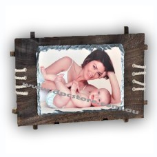 SUBLIMATION PHOTO SLATE WOOD EDGE LARGE 28X30CM SH40 SUBLIMATION PHOTO SLATE WOOD EDGE LARGE 28X30CM SH40