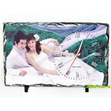 CLOCK PHOTO SLATE RECTANGLE 25X40CM SH37 for sublimation printing CLOCK PHOTO SLATE RECTANGLE 25X40CM SH37 for sublimation printing