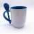 Light Blue Mug and Spoon 
