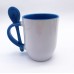 Sublimation Blank MUG and SPOON SET 12oz with Gift Box for mug press Sublimation Blank MUG and SPOON SET 12oz with Gift Box for mug press