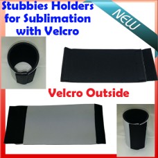 Blank Wraps around Stubby Holder Cooler Velcro Outside Dye Sublimation Blank Wraps around Stubby Holder Cooler Velcro Outside Dye Sublimation