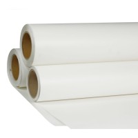 25mx50cm White PU T-SHIRT GARMENT VINYL HEAT PRESS TRANSFER ROLL Plotter Cutter